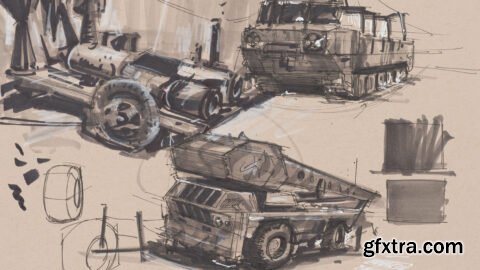 Drawing Military Vehicles with Charles Hu