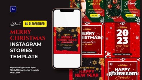 Videohive Merry Christmas Instagram Post Template 42271447