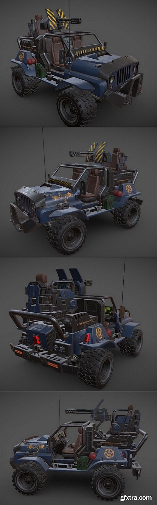 Jeep Game 3D Model