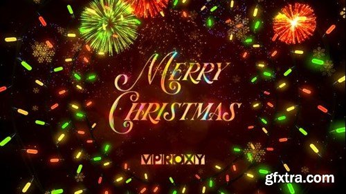 Videohive Christmas Lights Greetings 42257499