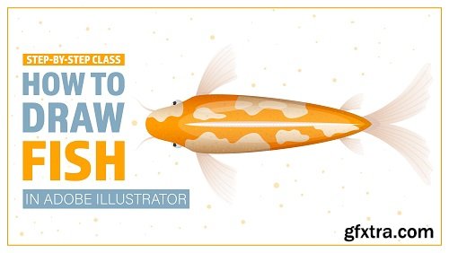 How To Create GOLDEN FISH in Adobe Illustrator - step by step class
