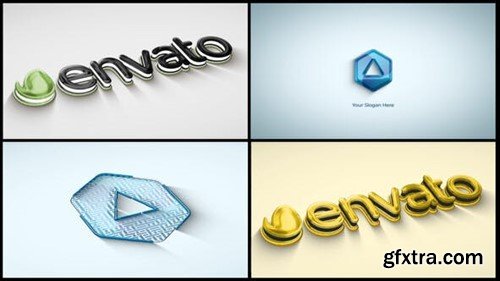 Videohive 3D Glossy Logo Reveal 42246600