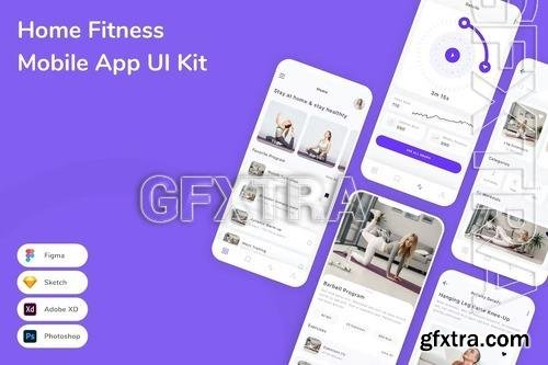 Home Fitness Mobile App UI Kit TPHQ9BA