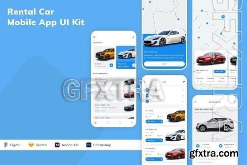 Rental Car Mobile App UI Kit K57JJEA