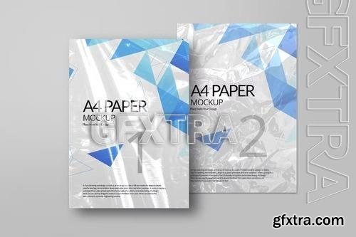 A4 Paper Mockup 75AGZFP