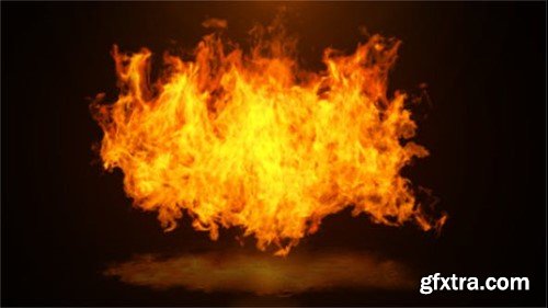 Videohive Blazing Fire Logo Reveal 41922237