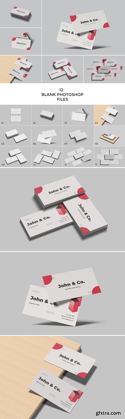 Business Card Mockup With Paper Texture QD5AAT7