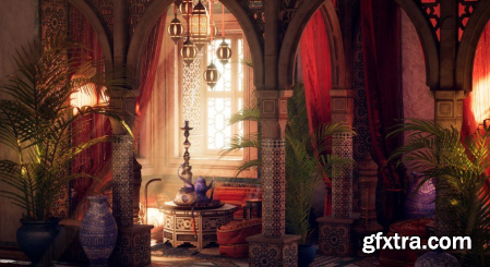 Unreal Engine Asset - Arabian Palace - A Middle Eastern Environment (5.0)