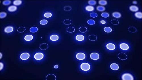 Videohive - Glowing Dot Particle Futuristic Technology Background, Digital Dot Moving On Screen High Tech - 42343245