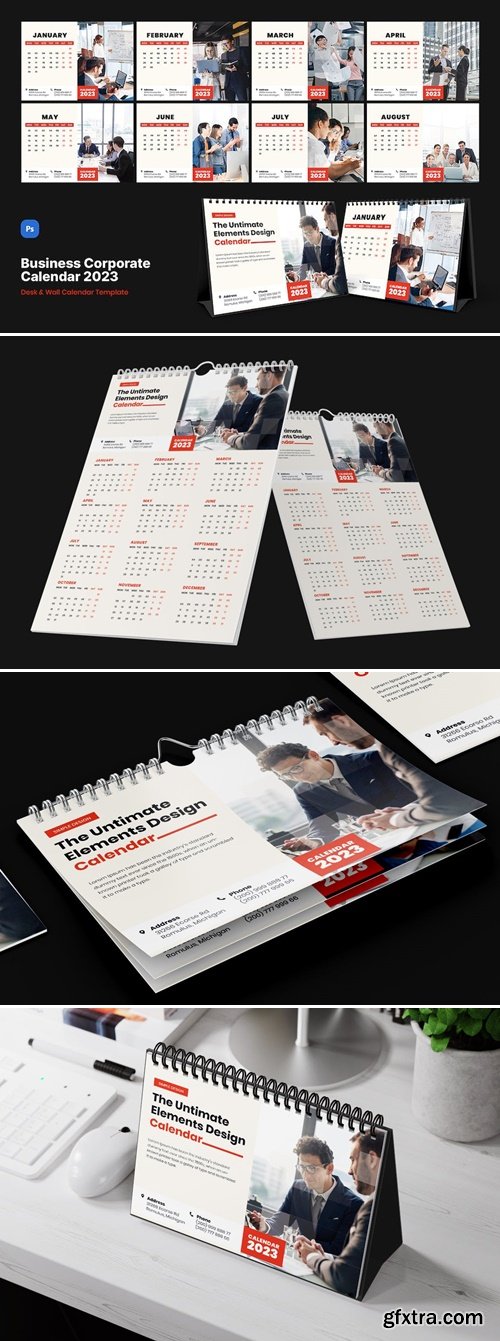 Business Corporate Calendar 2023 RQKZS82