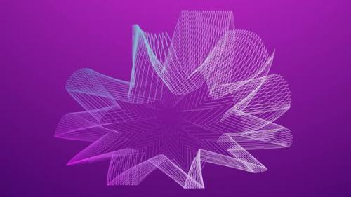 Videohive - Abstract geometric gradient line circle background animation. Abstract Line Typography AnimatiVd705 - 42343853