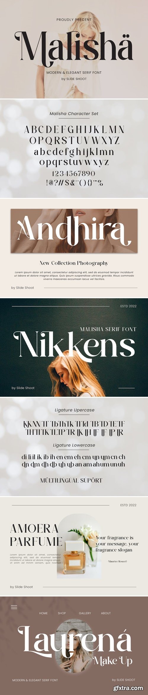 Malisha - Elegant Serif Font