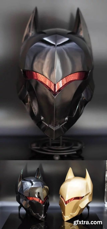 Hell Bat Helmet – 3D Print Model