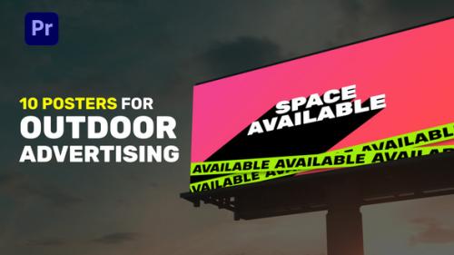 Videohive - Billboard Outdoor Advertising Posters for Premiere Pro - 42338981