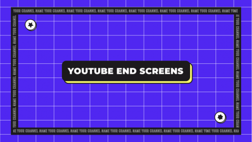 Videohive - Youtube End Screens - 42252257