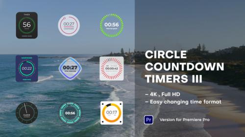 Videohive - Circle Countdown Timers III | Premiere Pro - 42300311