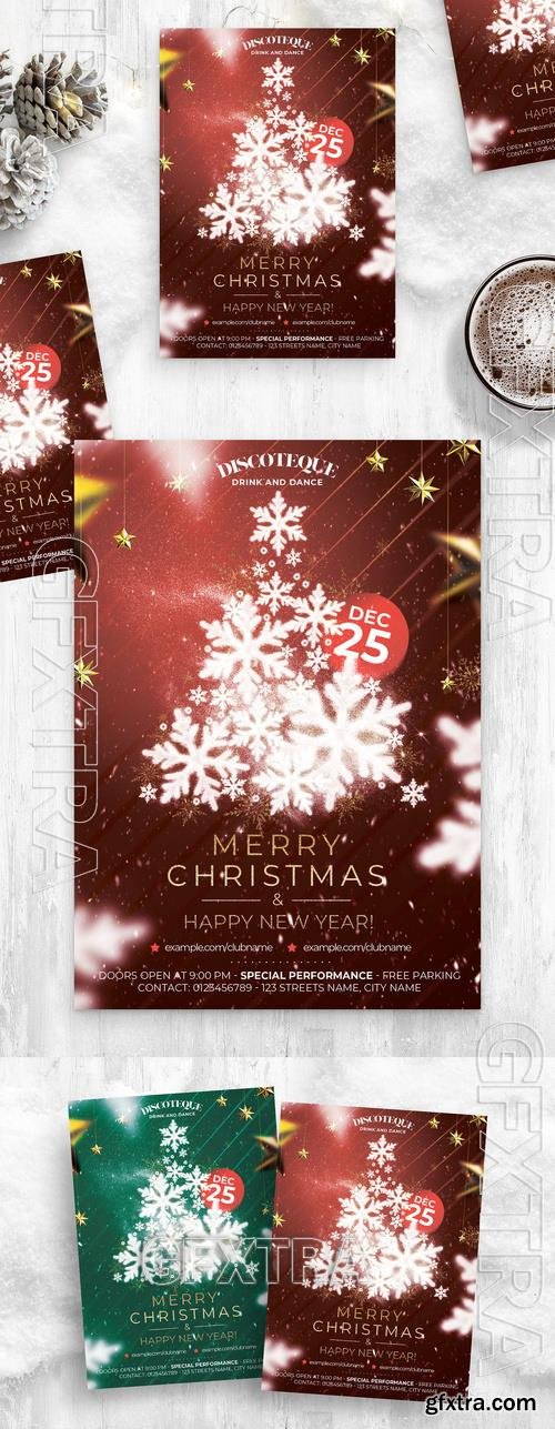 Simple Christmas Flyer Poster Layout 532852022