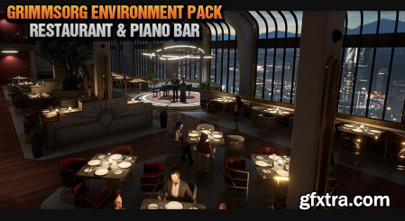 Unreal Engine Marketplace - City Skyline Restaurant & Piano Bar (4.26 - 4.27, 5.0 - 5.1)