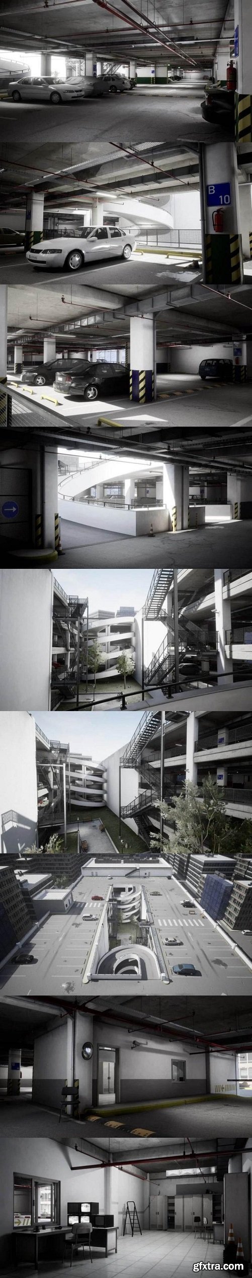Unreal Engine – Parking Garage