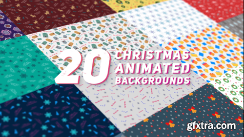 Videohive Animated Christmas Backgrounds 42354342