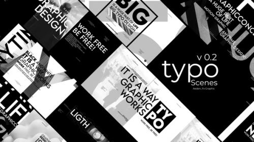 Videohive - Typo Scenes Ver 0.2 - 42372161