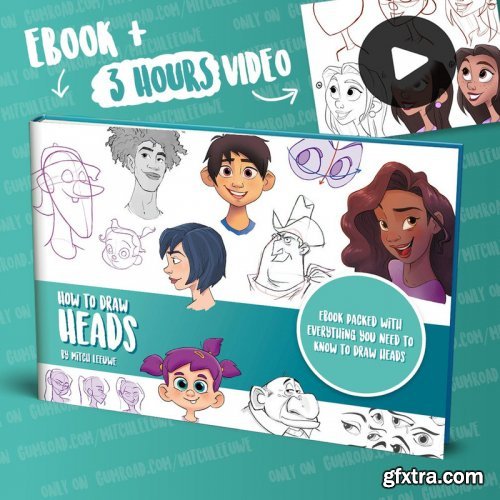Gumroad - How to draw heads - ebook & video by Mitch Leeuwe