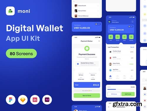 Ui8 - Moni - Digital Wallet Apps UI KIT