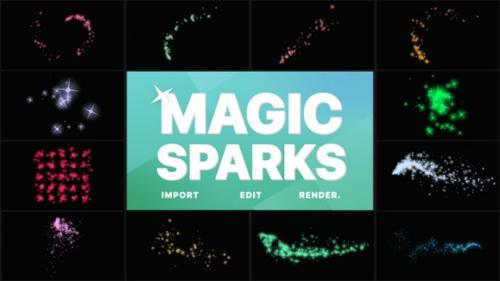 MotionArray - Christmas Magic Sparks - 1337511