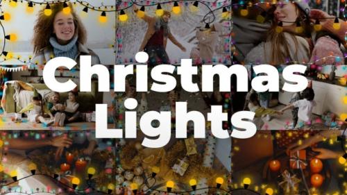 MotionArray - Christmas Lights - Garland Overlays - 1338677