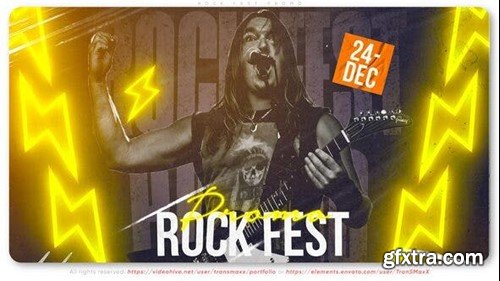 Videohive Rock Fest Promo 42434954