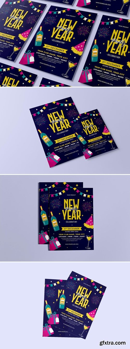 New Year Party Flyer TXP4KWU