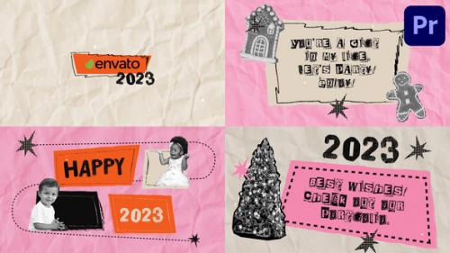 Videohive - New Year And Christmas Torn Paper Slideshow for Premiere Pro - 42344393