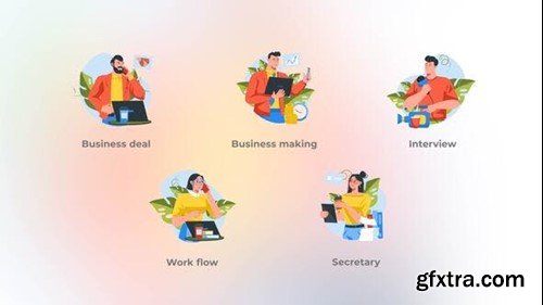 Videohive Business deal - Avatar characters concepts 42476409