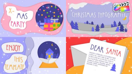 Videohive - Christmas Greetings Colorful Scenes | FCPX - 42354818