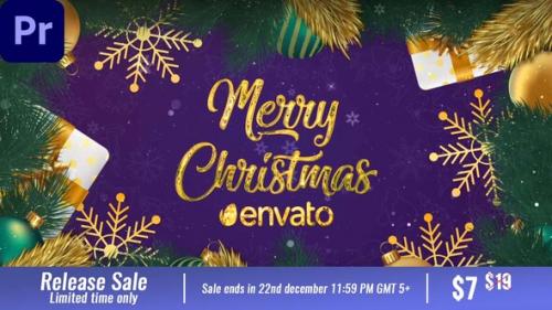 Videohive - Happy New Year Wishes || Christmas Wishes || Christmas Text Reveal || Christmas Titles MOGRT - 42356981