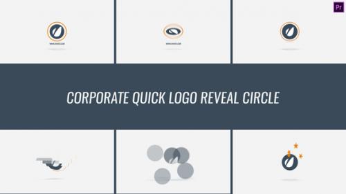 Videohive - Corporate Quick Logo Reveal Circle Premiere Pro - 42362459