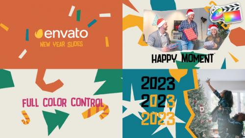 Videohive - New Year Typography Slides for FCPX - 42462339