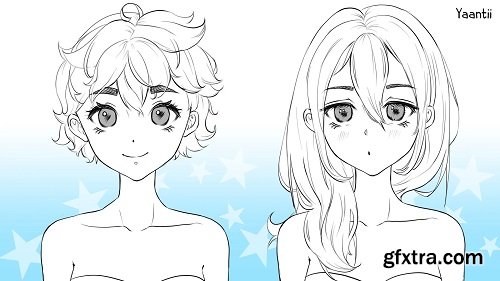 How To Draw Female Hairstyles | Anime & Manga (Basics)