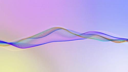 Videohive - Background Line Wave Motion Animated - 42476341