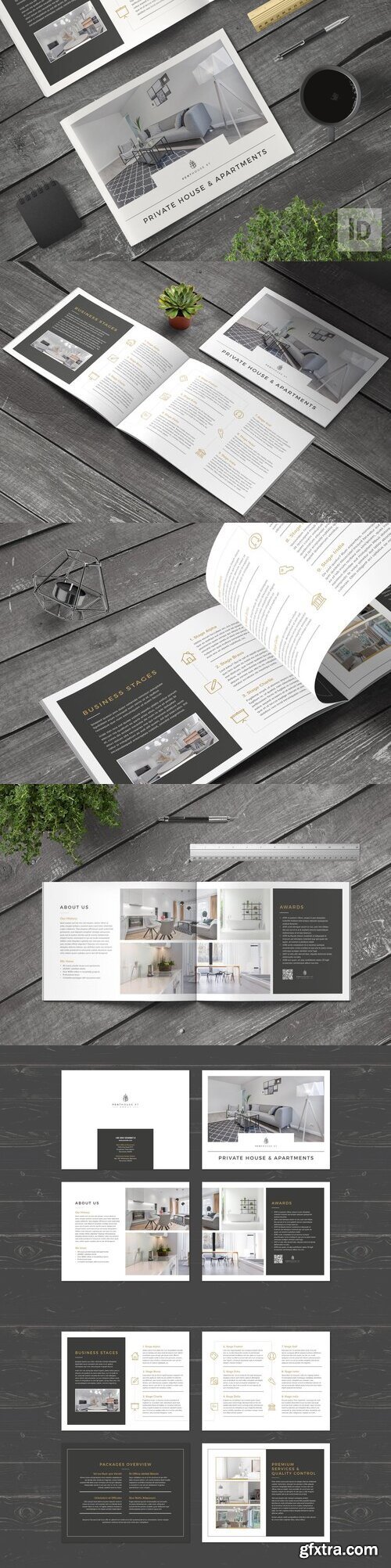 Creativemarket - Penthouse XT Booklet InDesign Template 7014852