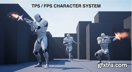 Unreal Engine Marketplace - TPS - FPS Character System (5.1)