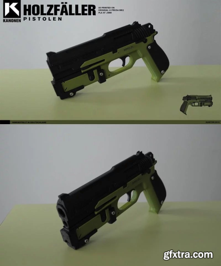 Gun Concept Holzf Ller – 3D Print Model