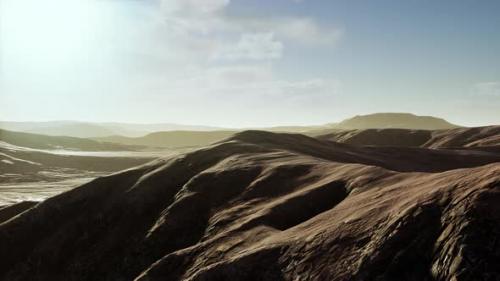 Videohive - Beautiful Sand Dunes in the Sahara Desert at Sunset - 42558593