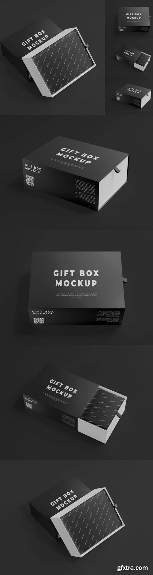 Bundle Gift Box Mockup