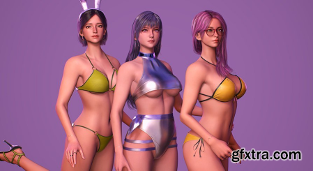 Unreal Engine Marketplace - Girls in Swimsuits (4.20 - 4.27, 5.0 - 5.1)
