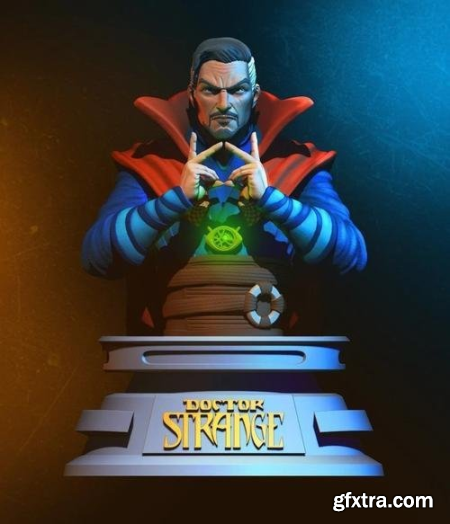 Dr Strange bust – 3D Print