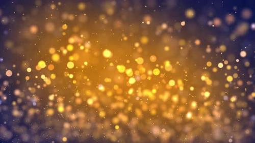 Videohive - 4k Yellow Particles - 42498475