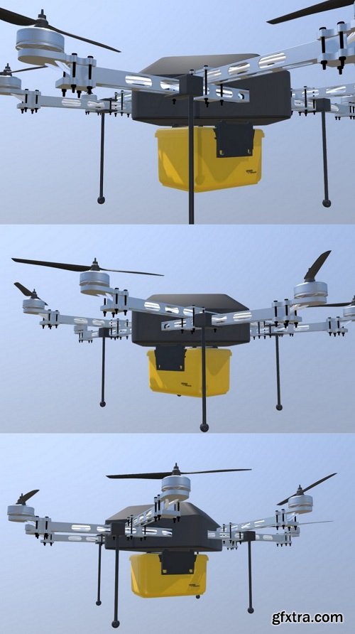 Amazon Prime Air Drone 3D Model
