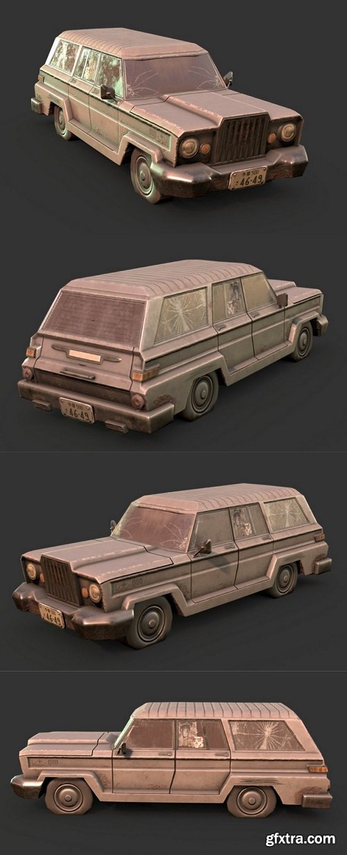 Old Wagon (Revisit) 3D Model
