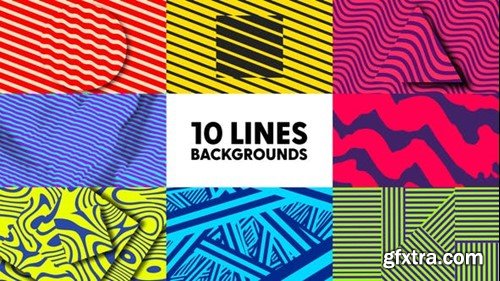 Videohive Lines Backgrounds 42517649